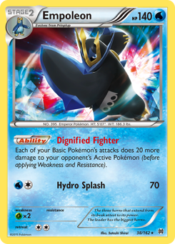 Empoleon - BREAKthrough - #38 - Pokemon TCG card