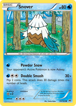 Snover - BREAKthrough - #39 - Pokemon TCG card