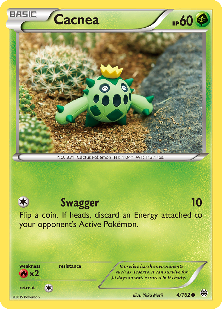 Cacnea - BREAKthrough - #4 - Pokemon TCG card