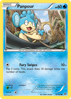 Panpour #41 Panpour - BREAKthrough - #41 - Pokemon TCG card