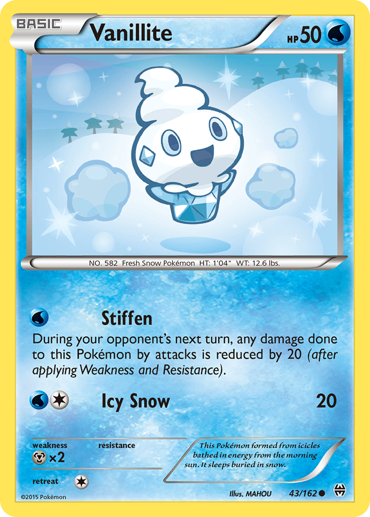 Vanillite - BREAKthrough - #43 - Pokemon TCG card