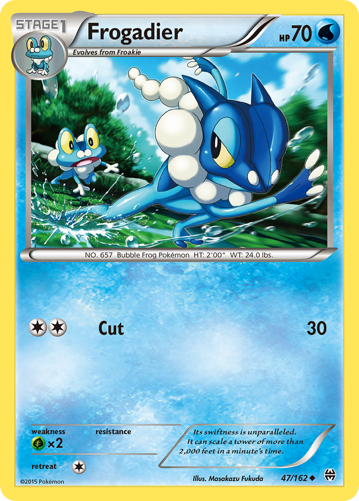 Frogadier - BREAKthrough - #47 - Pokemon TCG card