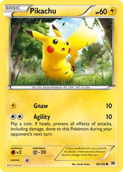 Pikachu #48 Pikachu - BREAKthrough - #48 - Pokemon TCG card