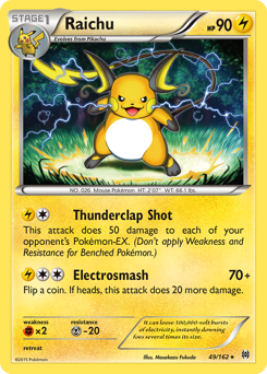 Raichu #49 Raichu - BREAKthrough - #49 - Pokemon TCG card