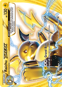 Raichu BREAK #50 Raichu BREAK - BREAKthrough - #50 - Pokemon TCG card