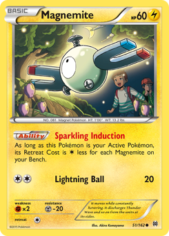 Magnemite #51 Magnemite - BREAKthrough - #51 - Pokemon TCG card