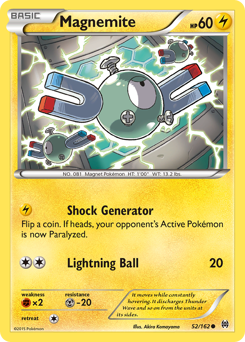 Magnemite #52 Magnemite - BREAKthrough - #52 - Pokemon TCG card