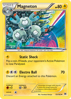 Magneton #53 Magneton - BREAKthrough - #53 - Pokemon TCG card