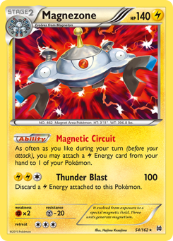 Magnezone #54 Magnezone - BREAKthrough - #54 - Pokemon TCG card
