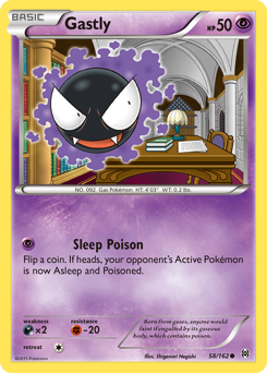 Gastly - BREAKthrough - #58 - Pokemon TCG card