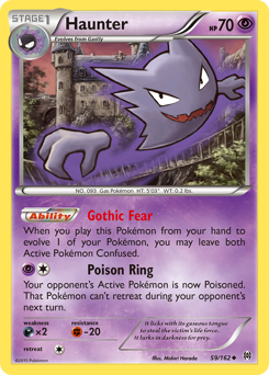 Haunter #59 Haunter - BREAKthrough - #59 - Pokemon TCG card