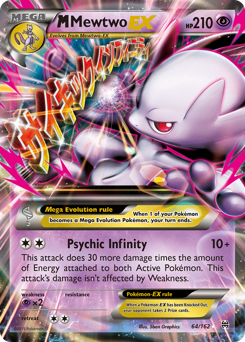 M Mewtwo-EX #64 M Mewtwo-EX - BREAKthrough - #64 - Pokemon TCG card