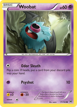 Woobat - BREAKthrough - #71 - Pokemon TCG card