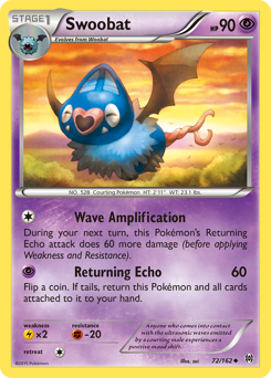Swoobat - BREAKthrough - #72 - Pokemon TCG card