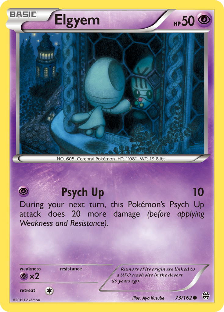 Elgyem - BREAKthrough - #73 - Pokemon TCG card