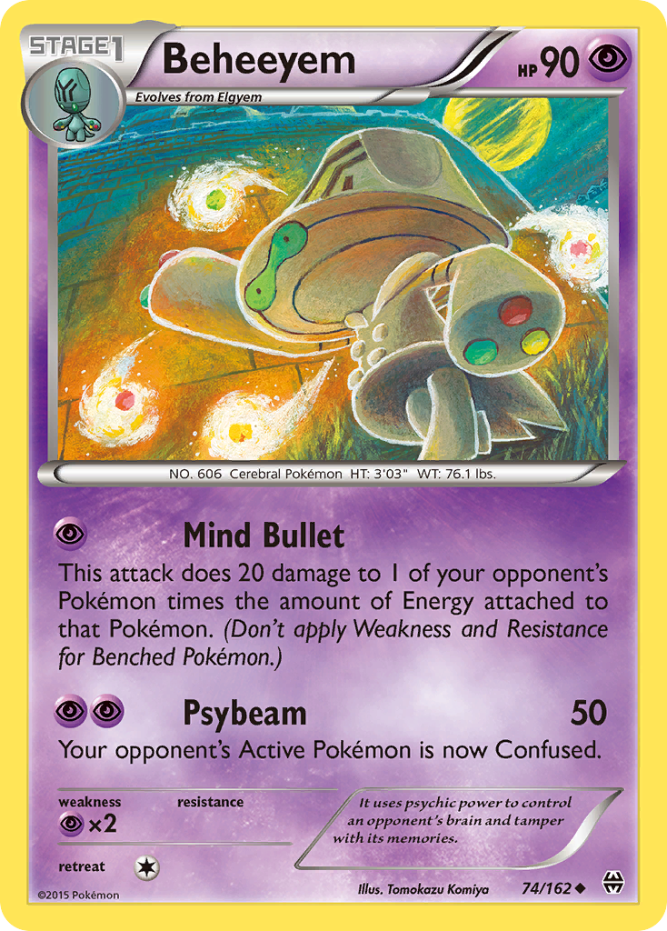 Beheeyem - BREAKthrough - #74 - Pokemon TCG card