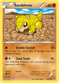 Sandshrew #75 Sandshrew - BREAKthrough - #75 - Pokemon TCG card