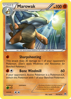 Marowak #78 Marowak - BREAKthrough - #78 - Pokemon TCG card