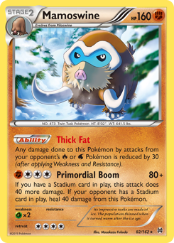 Mamoswine #82 Mamoswine - BREAKthrough - #82 - Pokemon TCG card