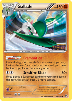 Gallade #84 Gallade - BREAKthrough - #84 - Pokemon TCG card