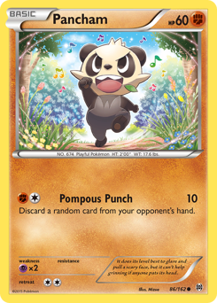 Pancham - BREAKthrough - #86 - Pokemon TCG card