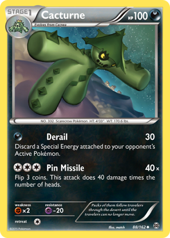 Cacturne - BREAKthrough - #88 - Pokemon TCG card