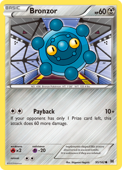 Bronzor - BREAKthrough - #95 - Pokemon TCG card