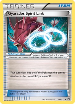 Gyarados Spirit Link - BREAKpoint - #101 - Pokemon TCG card