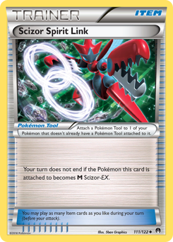 Scizor Spirit Link - BREAKpoint - #111 - Pokemon TCG card