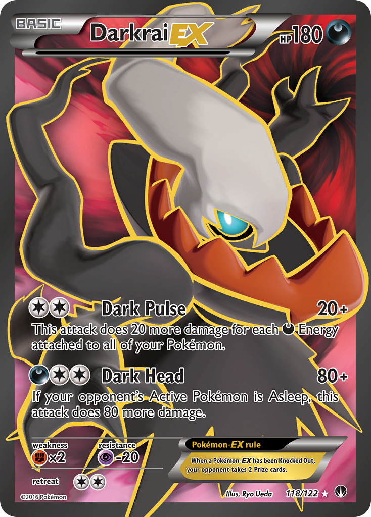 Darkrai-EX - BREAKpoint - #118 - Pokemon TCG card