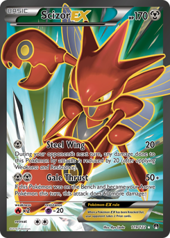 Scizor-EX - BREAKpoint - #119 - Pokemon TCG card