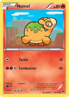 Numel #12 Numel - BREAKpoint - #12 - Pokemon TCG card
