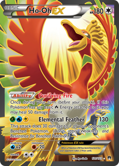 Ho-Oh-EX #121 Ho-Oh-EX - BREAKpoint - #121 - Pokemon TCG card