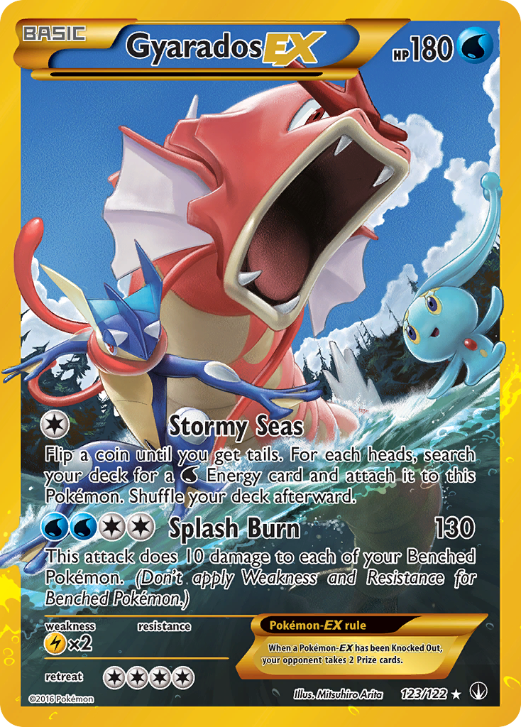 Gyarados-EX - BREAKpoint - #123 - Pokemon TCG card