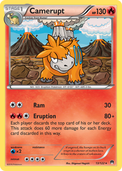Camerupt - BREAKpoint - #13 - Pokemon TCG card