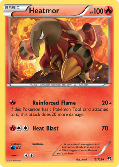 Heatmor - BREAKpoint - #15 - Pokemon TCG card