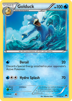 Golduck #17 Golduck - BREAKpoint - #17 - Pokemon TCG card