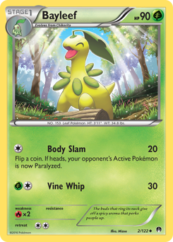 Bayleef #2 Bayleef - BREAKpoint - #2 - Pokemon TCG card