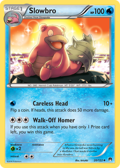 Slowbro #20 Slowbro - BREAKpoint - #20 - Pokemon TCG card