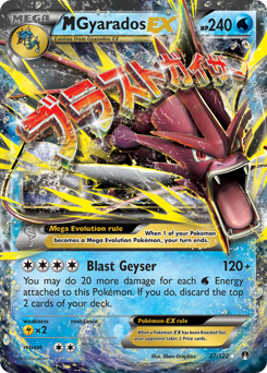 M Gyarados-EX - BREAKpoint - #27 - Pokemon TCG card
