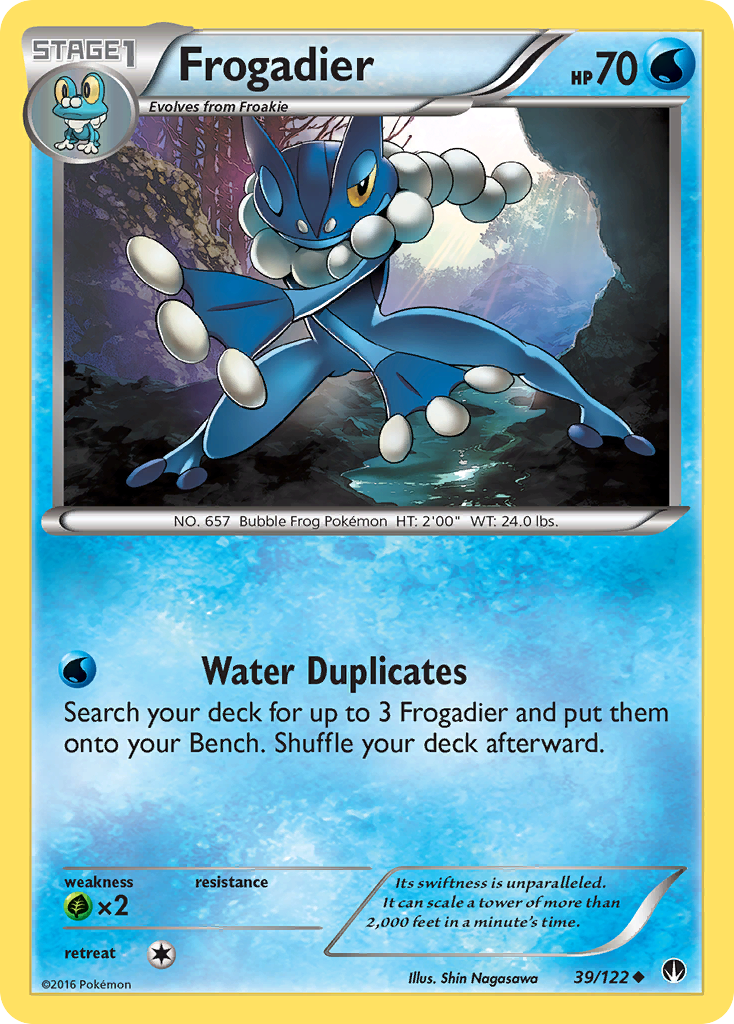 Frogadier - BREAKpoint - #39 - Pokemon TCG card