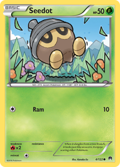 Seedot - BREAKpoint - #4 - Pokemon TCG card