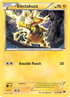 Electabuzz - BREAKpoint - #42 - Pokemon TCG card