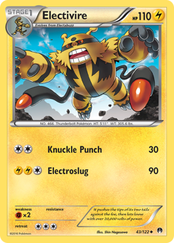 Electivire #43 Electivire - BREAKpoint - #43 - Pokemon TCG card