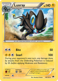 Luxray #46 Luxray - BREAKpoint - #46 - Pokemon TCG card