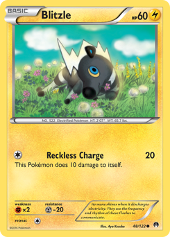Blitzle - BREAKpoint - #48 - Pokemon TCG card