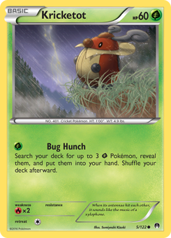 Kricketot #5 Kricketot - BREAKpoint - #5 - Pokemon TCG card