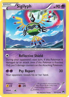 Sigilyph #55 Sigilyph - BREAKpoint - #55 - Pokemon TCG card