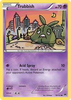 Trubbish - BREAKpoint - #56 - Pokemon TCG card