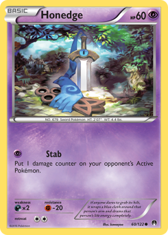 Honedge - BREAKpoint - #60 - Pokemon TCG card